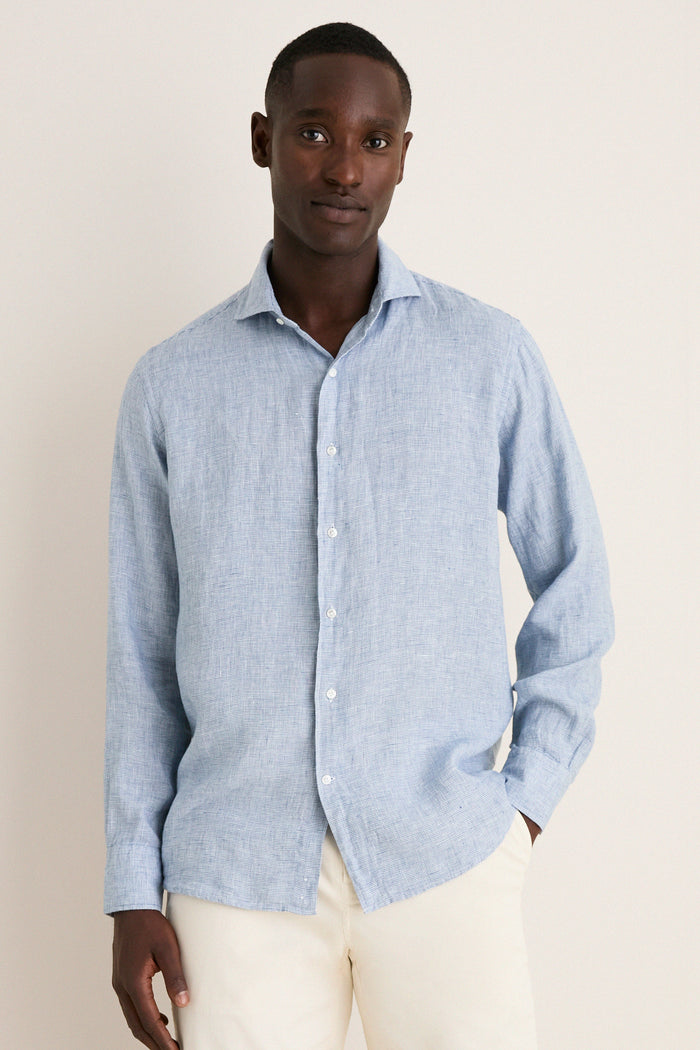 Storm Astino Lino Check Sport Shirt