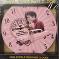 Sun Records Clock Pink Elvis