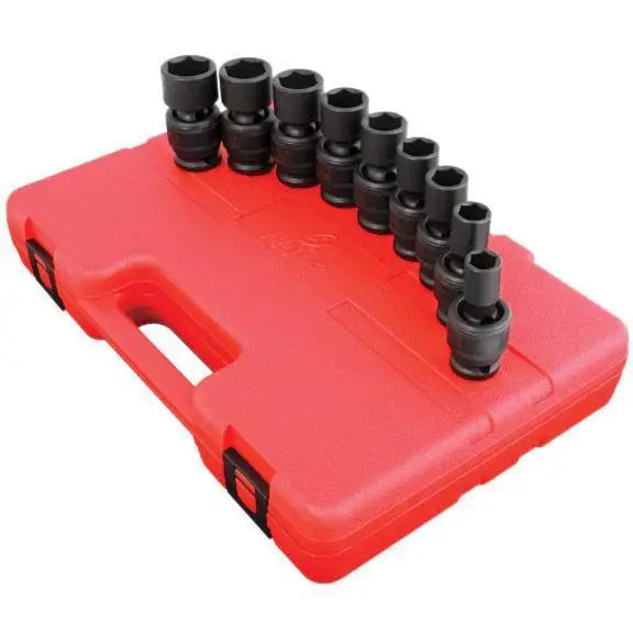 Impact Socket - Sunex 1/2 In Dr. 9 Pc. SAE Universal Impact Socket Set