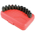 Impact Socket - Sunex 3/8 In Dr. 11 Pc. Drain/Pipe Plug Impact Socket Set