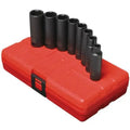 Impact Socket - Sunex 3/8 In Dr. 8 Pc. SAE Deep Impact Socket Set