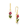 SV- Rose Bud Oval Earrings