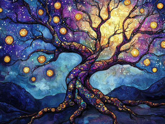 The Cosmic Tree Purple