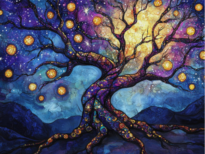 The Cosmic Tree Purple