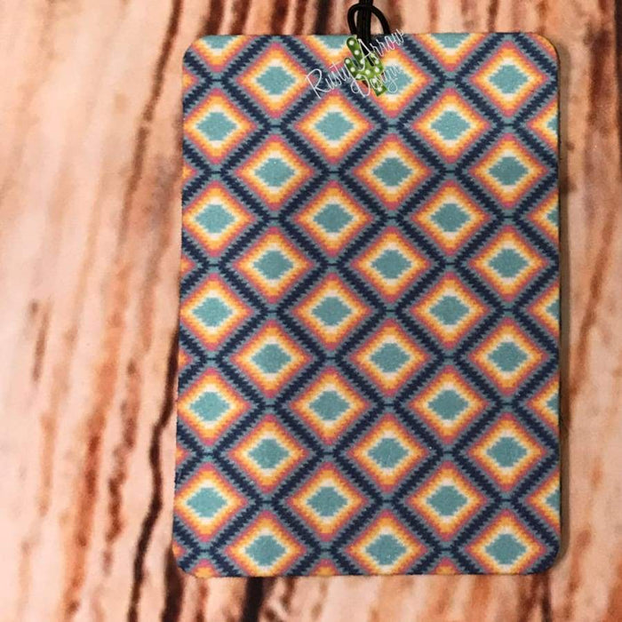 Tribal Air Freshener and Coaster Set Pink 1 - Air Freshener