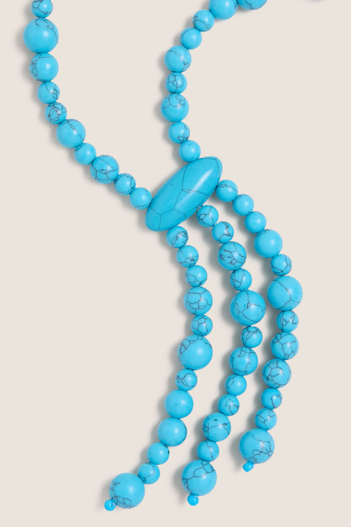 Turquoise Beaded Nelly Necklace