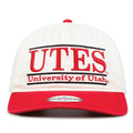 Utah Utes Original Bar Snapback, front view