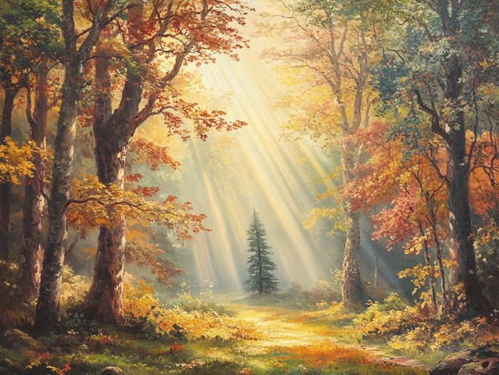 Whispering Woods Tranquil Forest