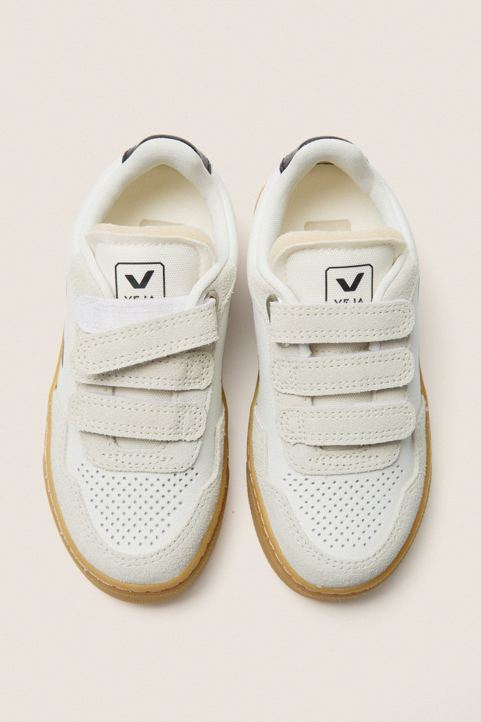 White Black Natural Small V-90 Sneakers