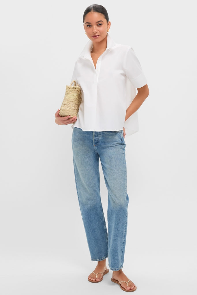 White Cotton Adams Shirt