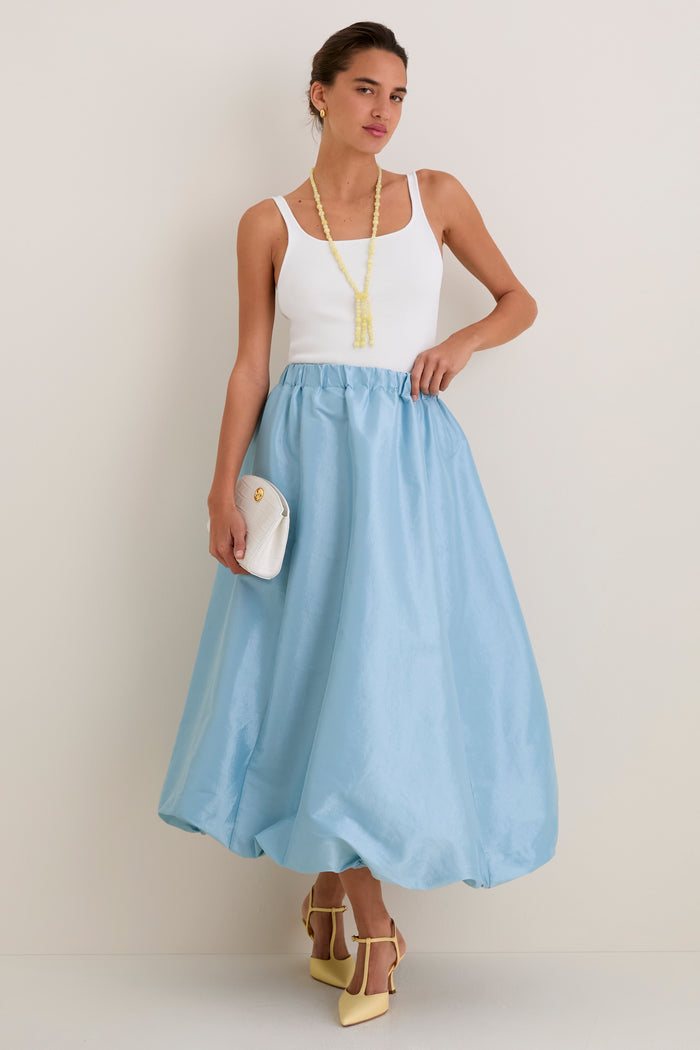 Yellow Beaded Nelly Necklace