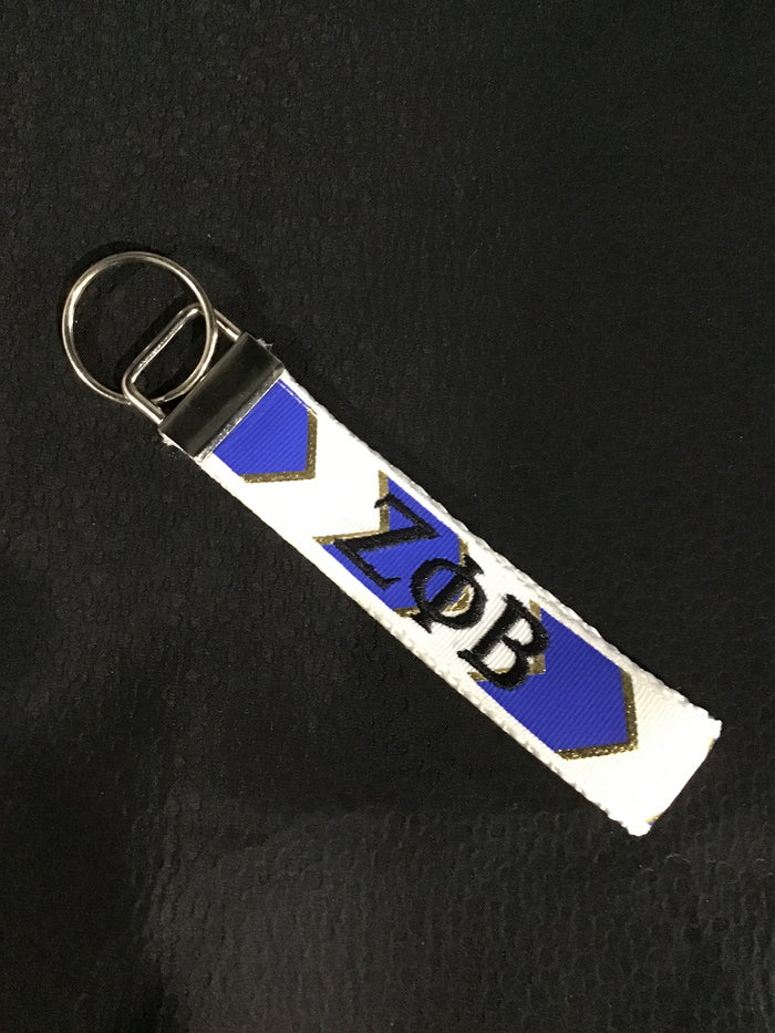 Zeta Phi Beta Fob Keychain - Discontinued