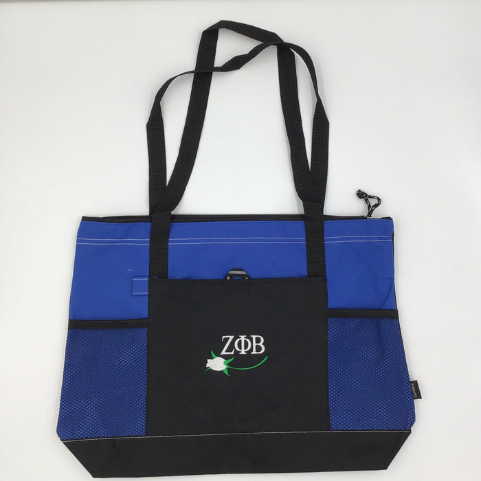 Zeta Phi Beta Gemline Zippered Tote